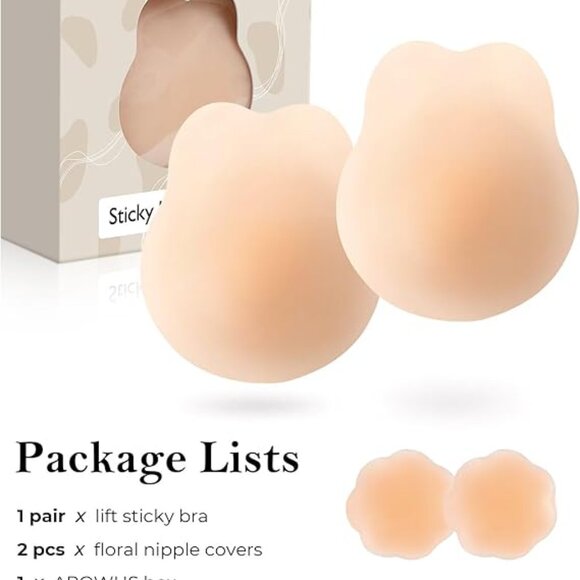 New in Package Apowus Sticky Bra Push Up Adhesive Bra - Picture 1 of 1